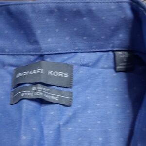 Michael Kors Blue Slim Fit Shirt